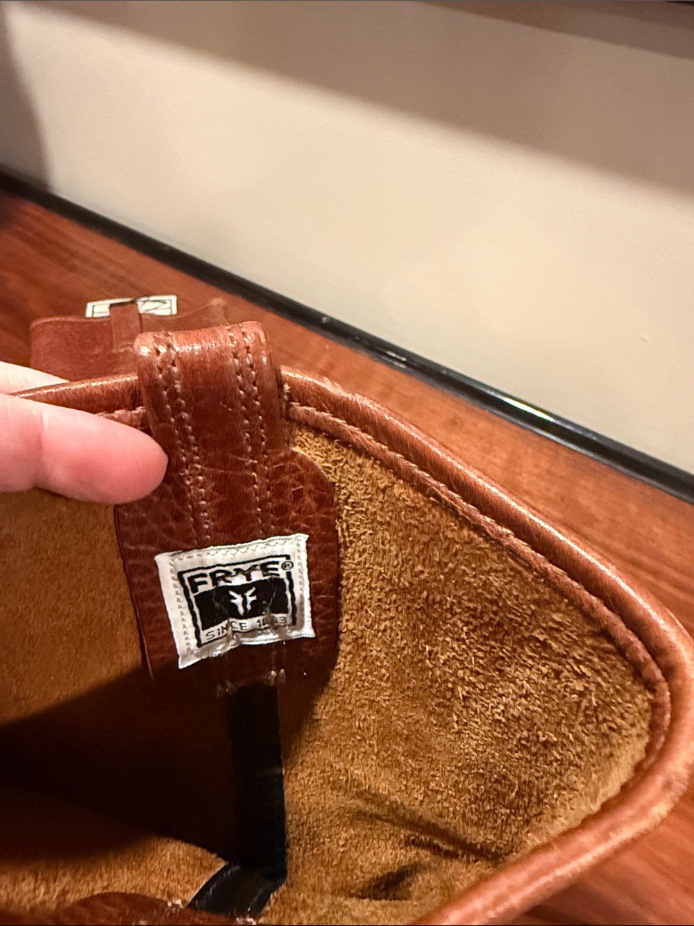 Frye Brown Leather Mid-Calf Harness Boots - Picture 10 of 10
